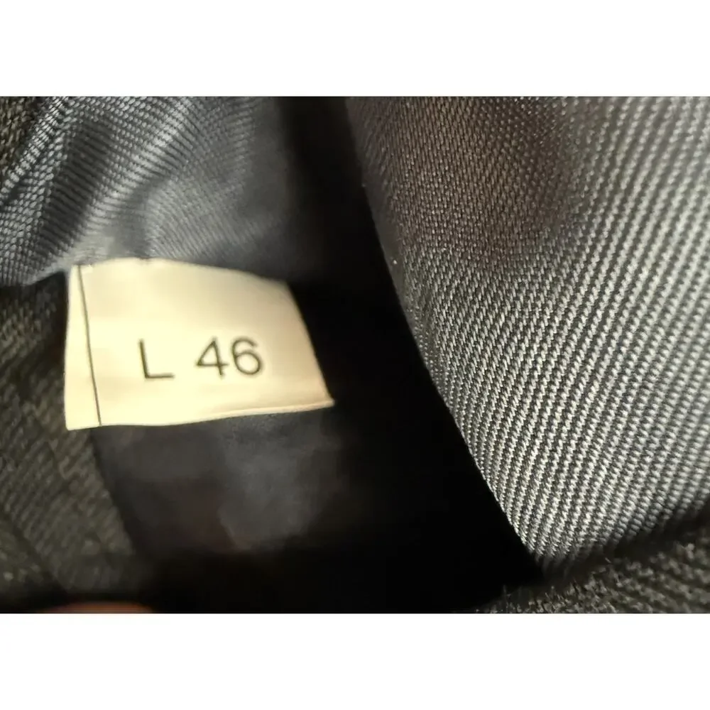 Evan-Picone Black Label Men's 100% Wool Pinstripe Sport Coat Blazer 46L Career